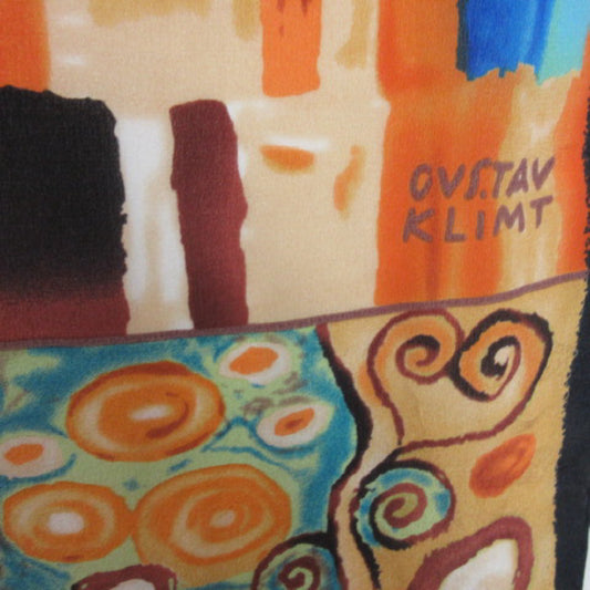 Gustav Klimt Silk Scarf Long - 2263