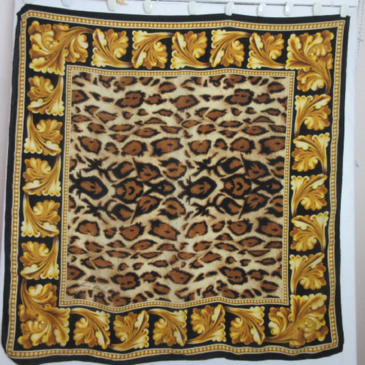 Anne Klein Animal Print Design Silk Scarf - Square - 2300