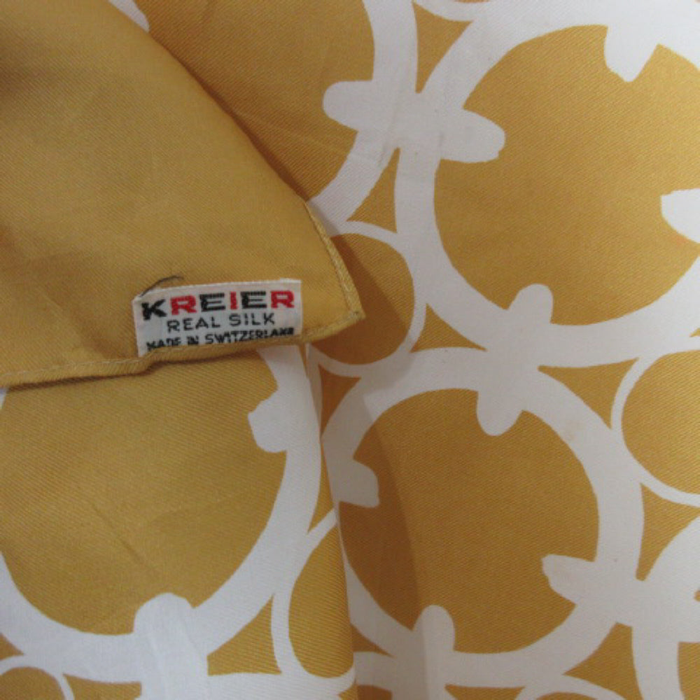 Kreier Silk Scarf - Square Abstract - 2301