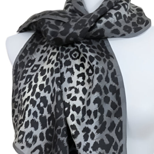 Ann Taylor Silk Scarf - Long Animal Print - 2315