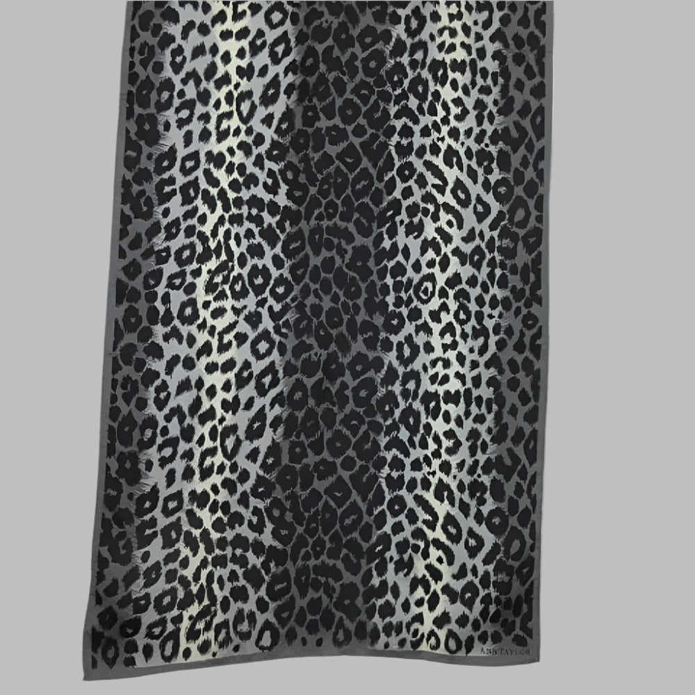 Ann Taylor Silk Scarf - Long Animal Print - 2315