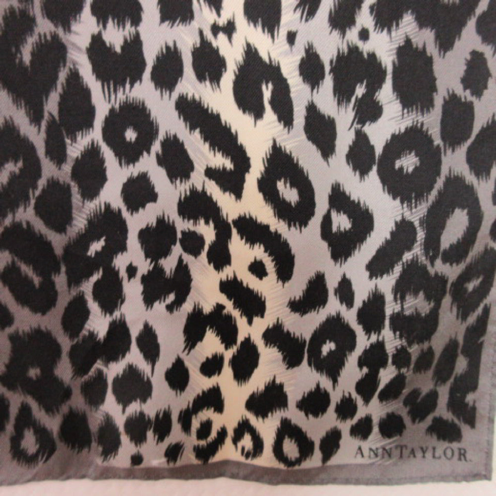 Ann Taylor Silk Scarf - Long Animal Print - 2315