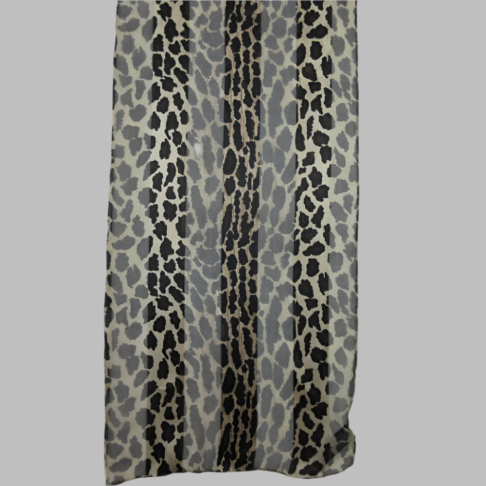 Basha Silk Scarf - Long Animal Print - 2316