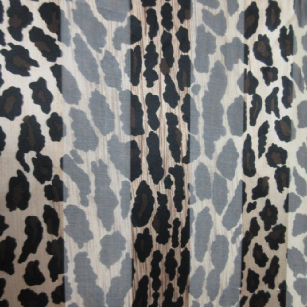 Basha Silk Scarf - Long Animal Print - 2316