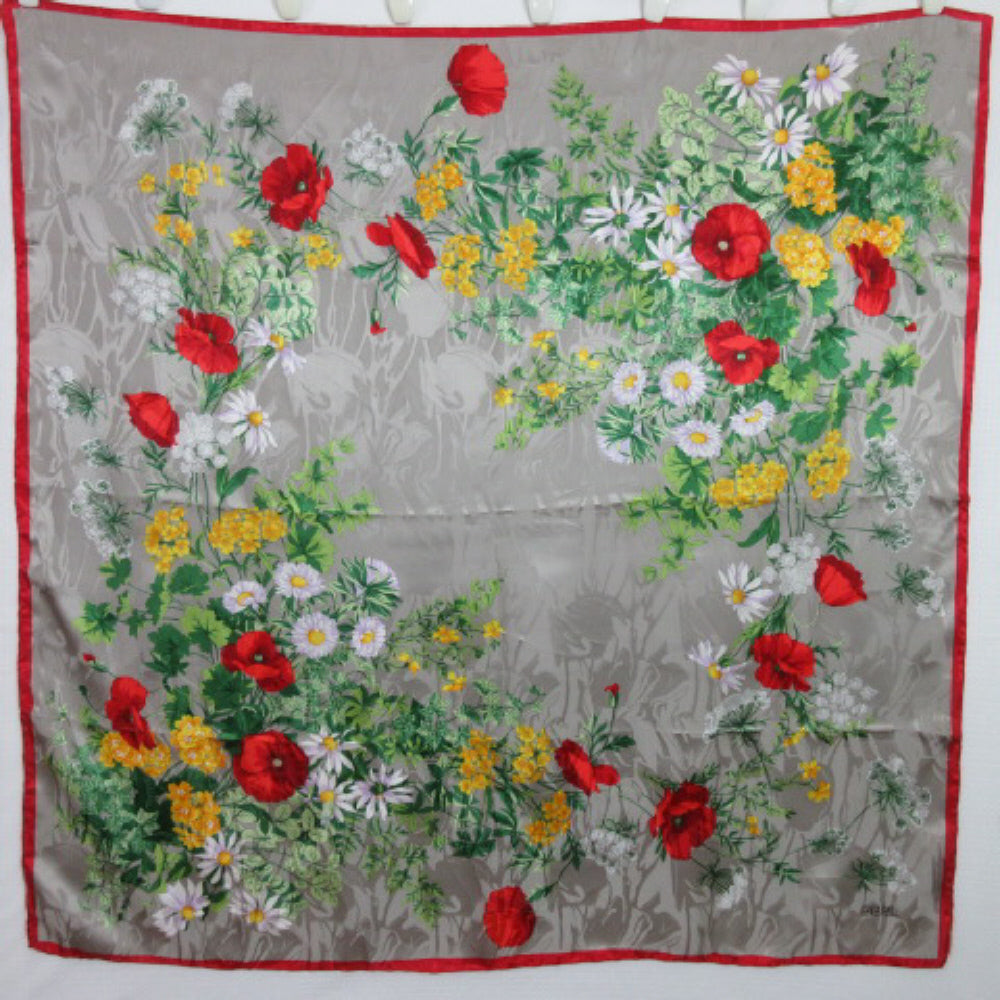 ERRE Designer Silk Scarf - 35" Square - 2346