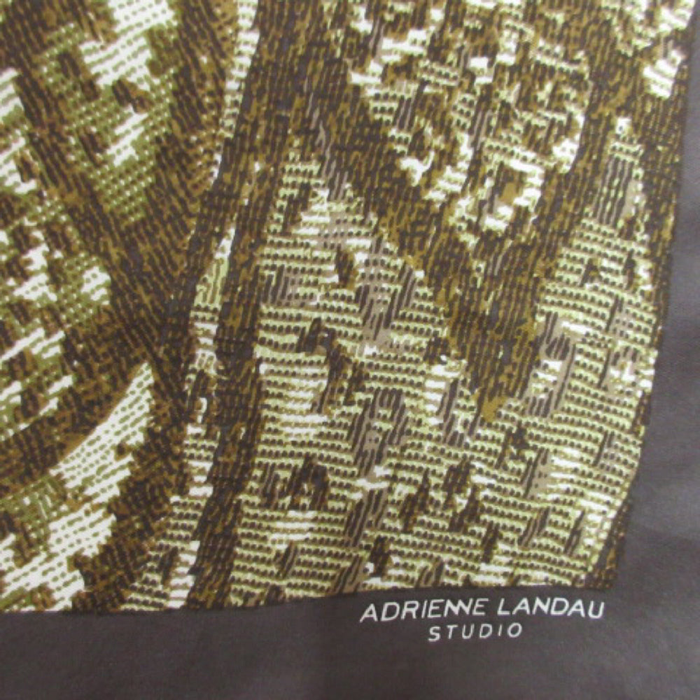 Adrienne Landau Designer Silk Scarf - Square - 2367