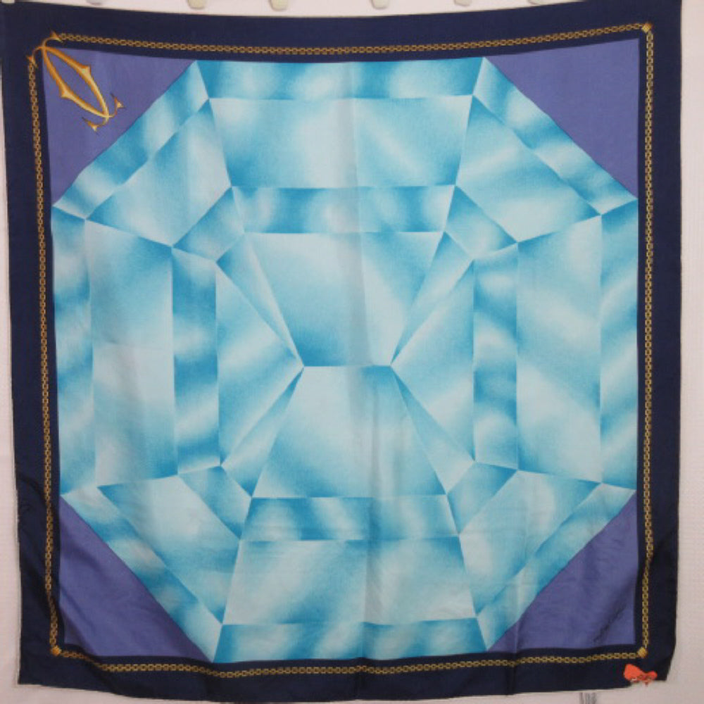 MUST DE CARTIER Designer Silk Scarf Square - 2369