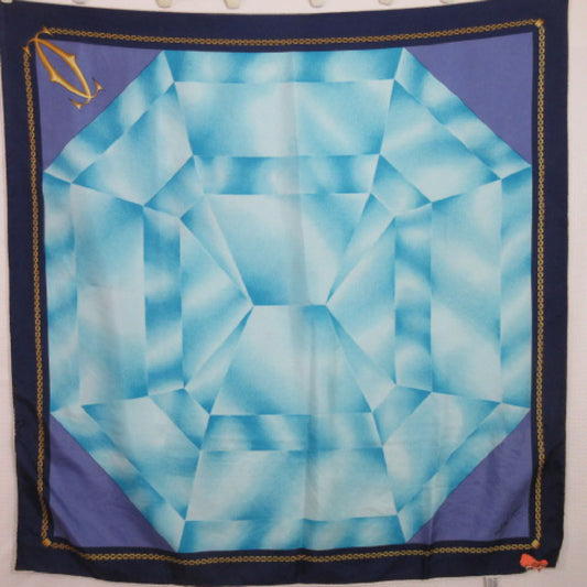 MUST DE CARTIER Designer Silk Scarf Square - 2369