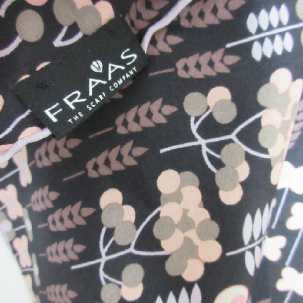 Fraas Silk Scarf - Square Handkerchief Floral - 2391