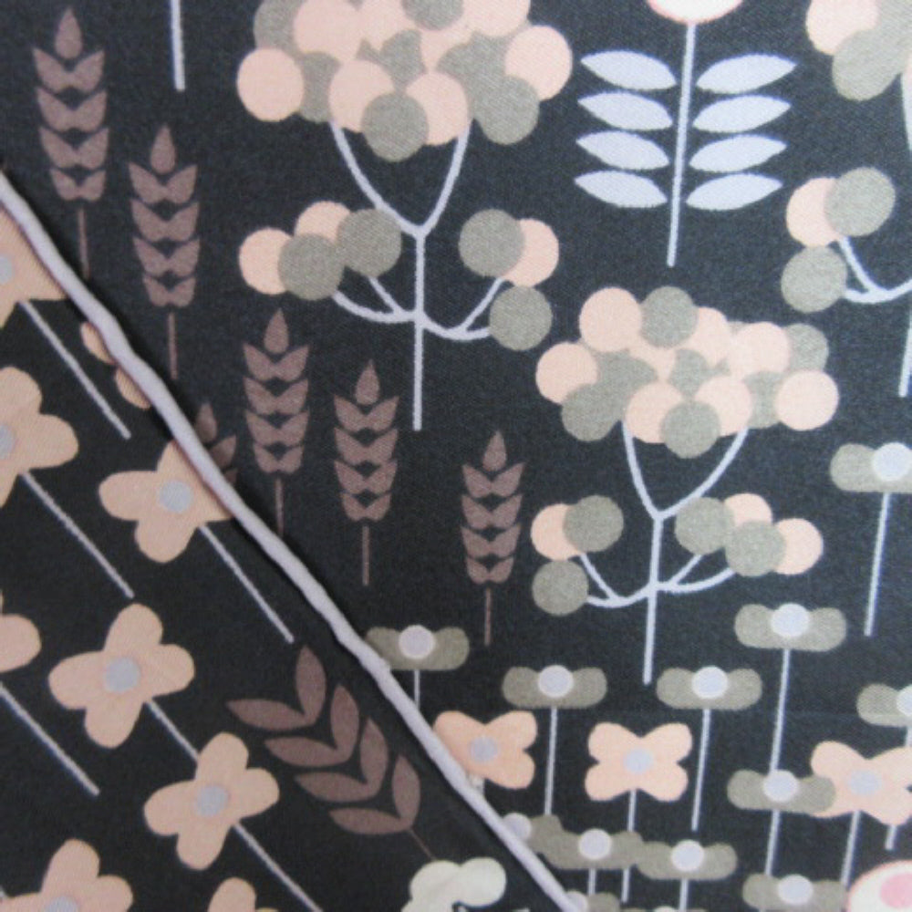 Fraas Silk Scarf - Square Handkerchief Floral - 2391
