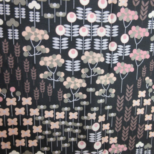 Fraas Silk Scarf - Square Handkerchief Floral - 2391