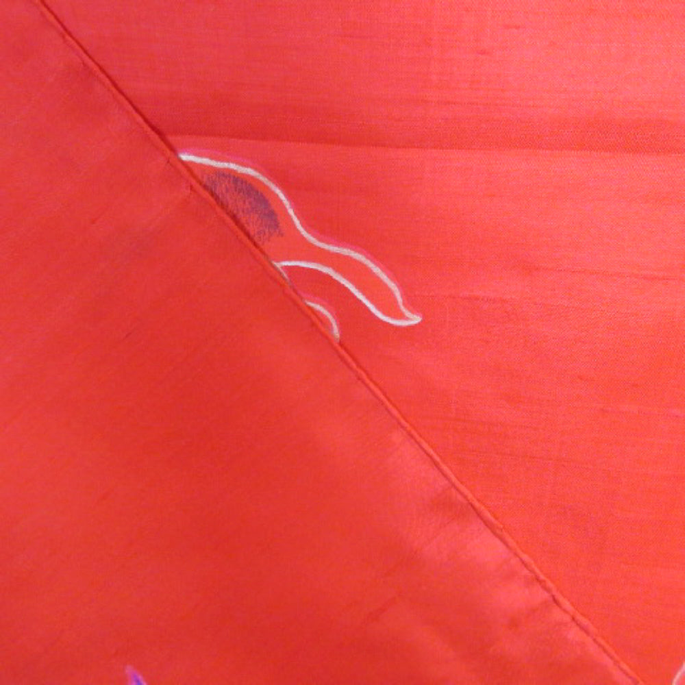 Thai Silk Scarf - Square Floral - 2408