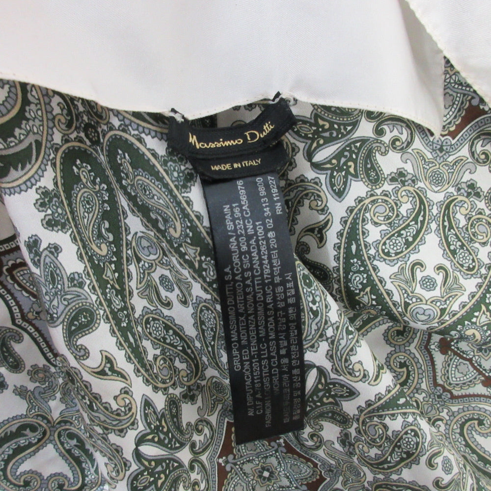 Massimo Dutti Designer Retro Silk Scarf - Square - 5444
