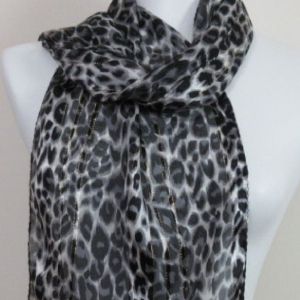 Cejon Designer Silk Scarf - Long 2533