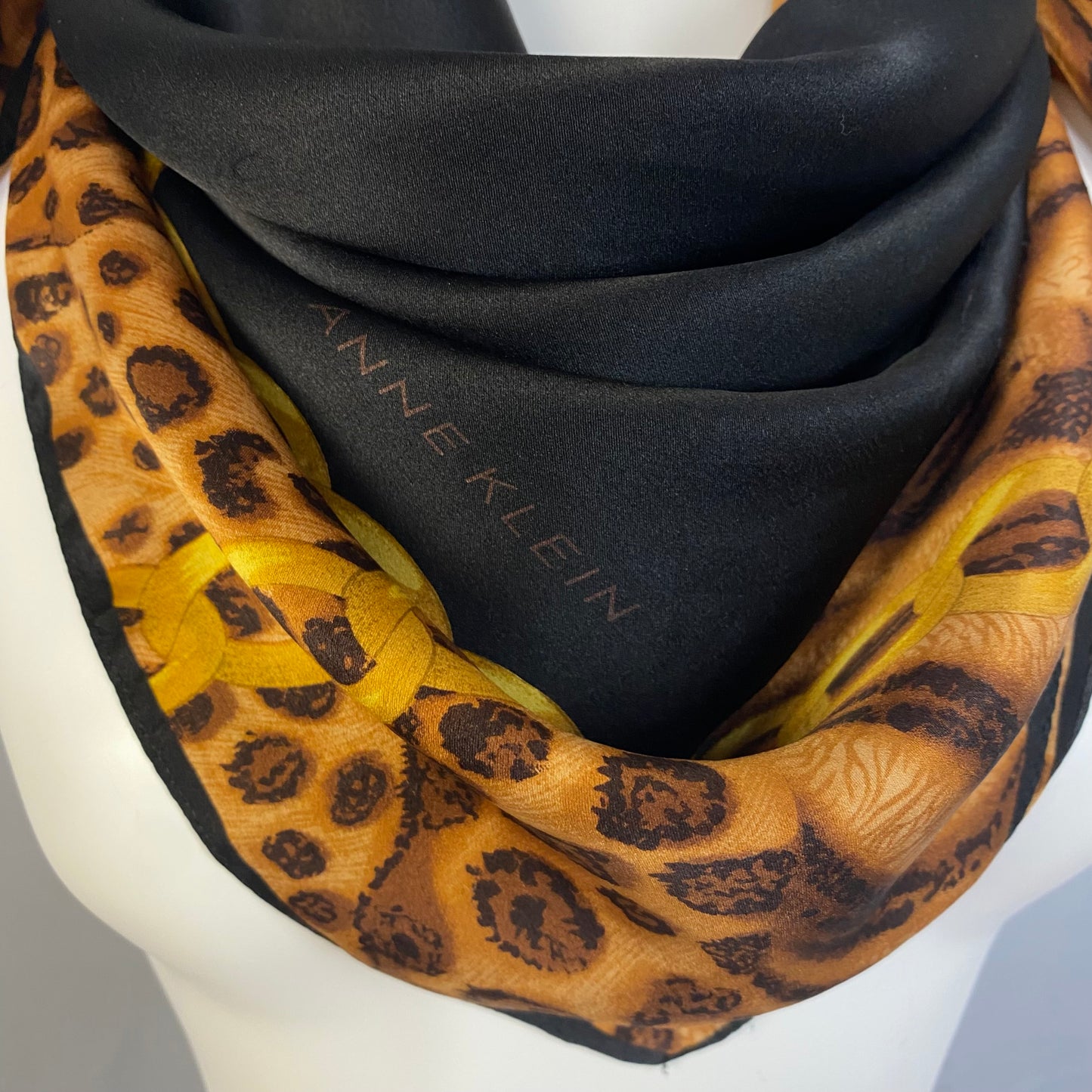 Anne Klein Designer Silk Scarf - Square - 4832