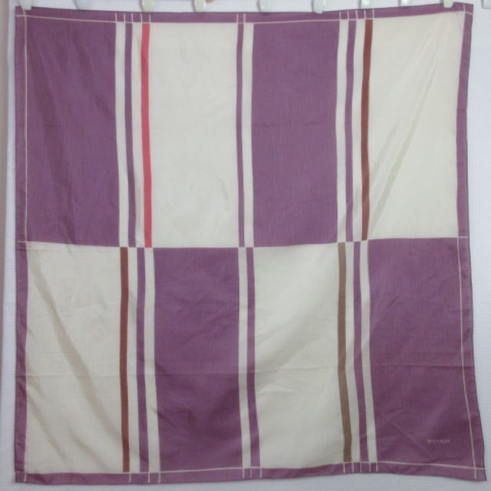 Echo Cotton/Silk Scarf - Square Geometric 2546