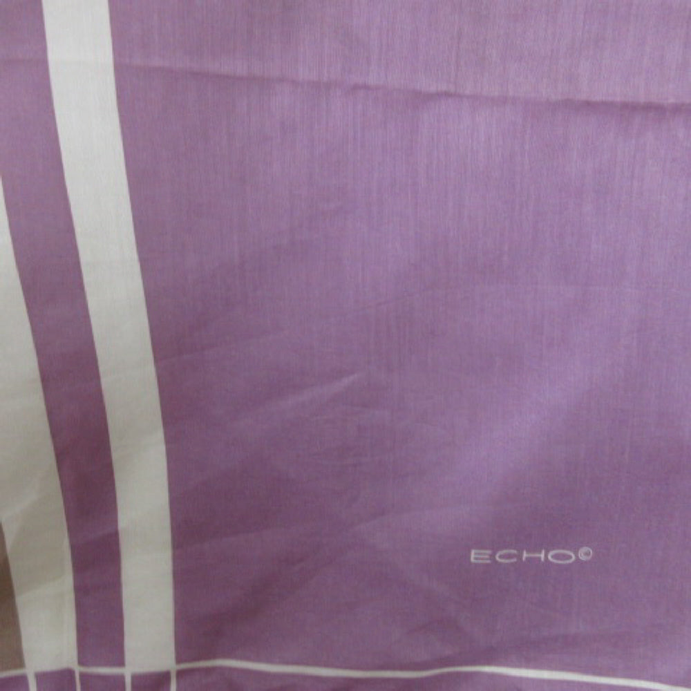 Echo Cotton/Silk Scarf - Square Geometric 2546