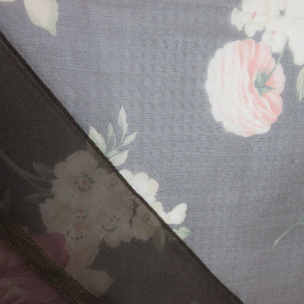 Echo Silk Scarf - Square Floral 2556