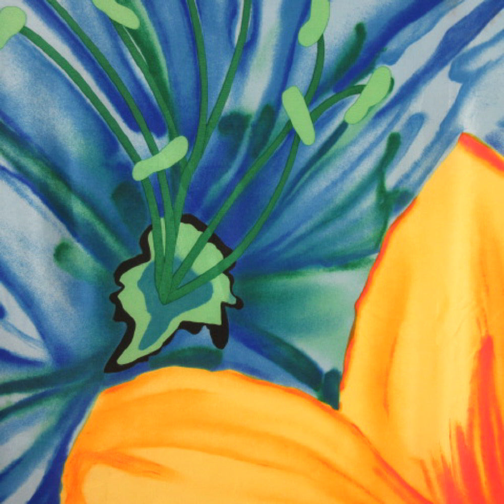 GINNIE JOHANSEN Designer Silk Scarf Square - 2559