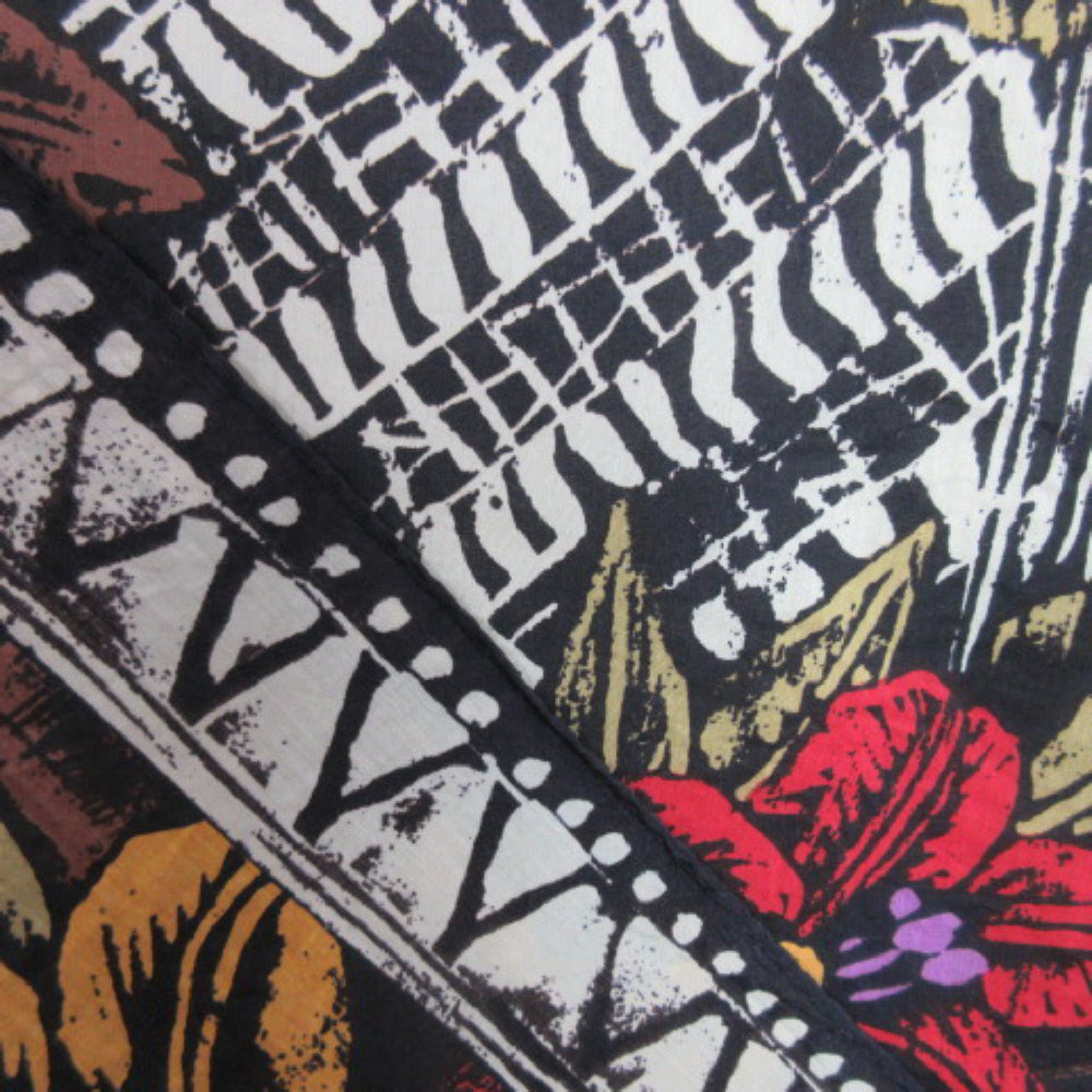 Echo Floral Cotton/Silk Blend Scarf - Square – 2572