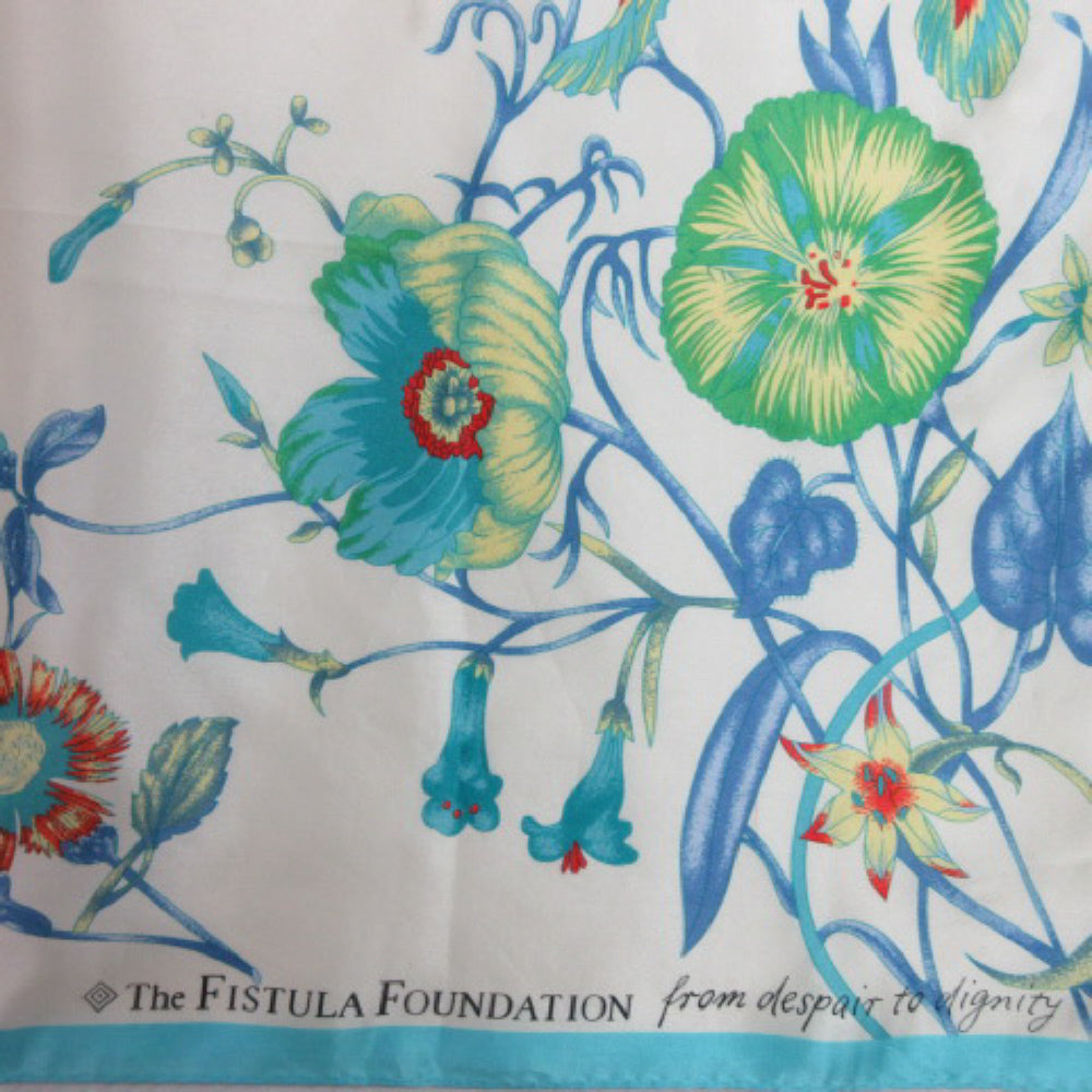 Fistula Foundation Silk Scarf - Square Floral 2574