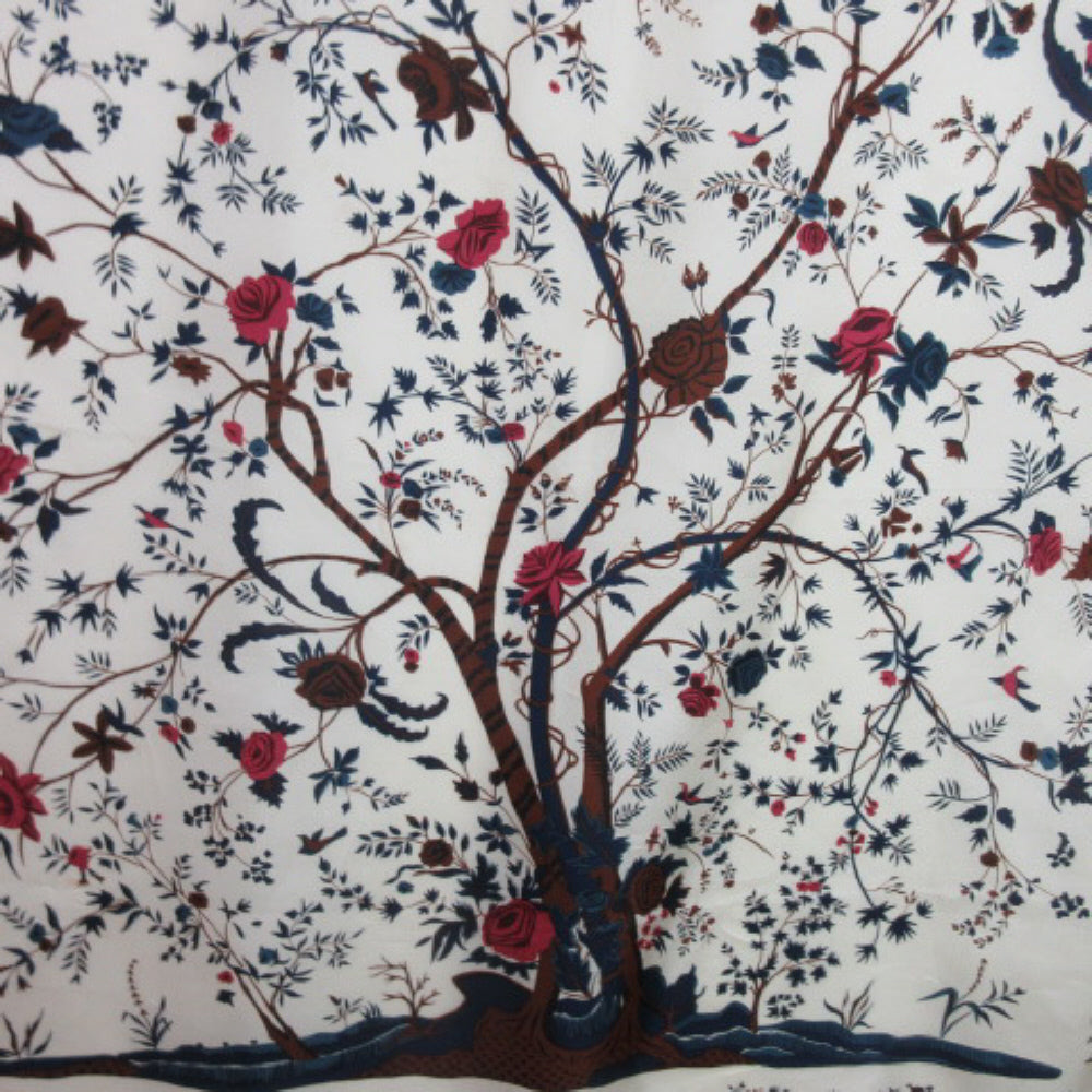 Smithsonian Institution Art Tree of Life Birds Silk Scarf - Square - 2606
