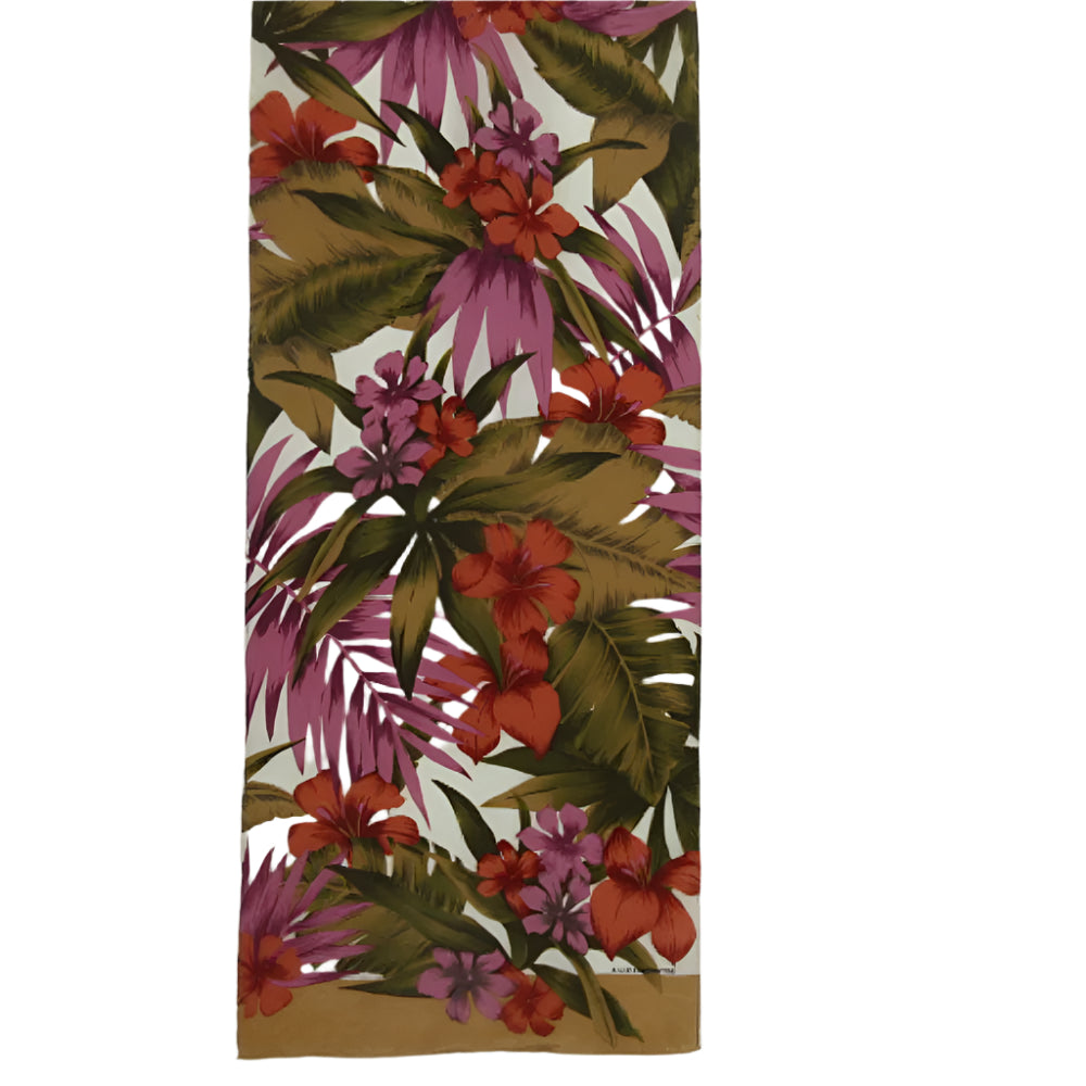 Liz Claiborne Floral Silk Scarf - Long 2634