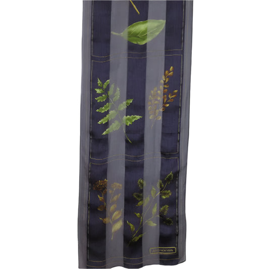 Jones New York Leaves Art Silk Scarf - Long 2664