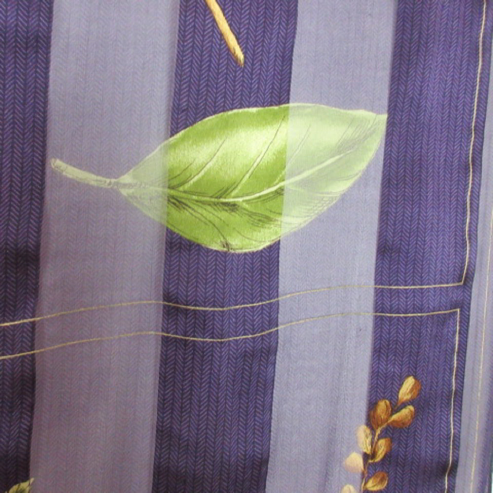 Jones New York Leaves Art Silk Scarf - Long 2664