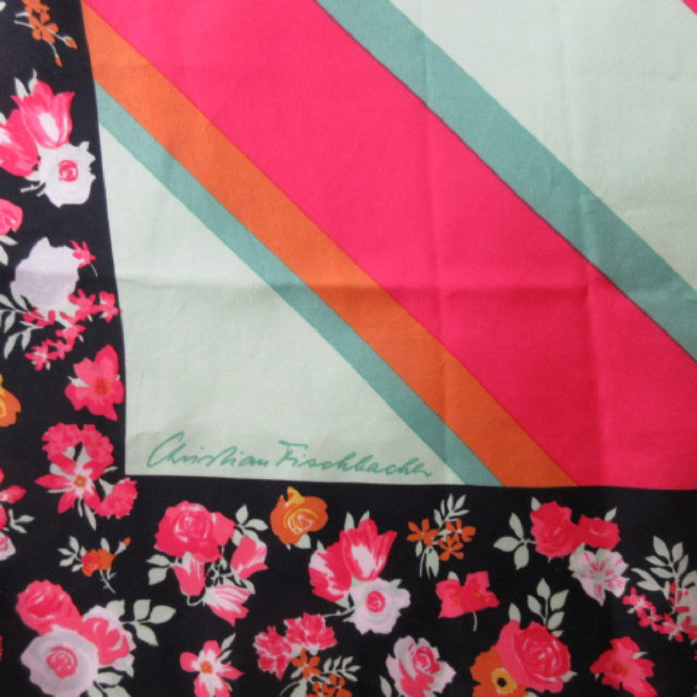 CHRISTIAN FISCHBACHER Silk Scarf - 35" Square - 2691