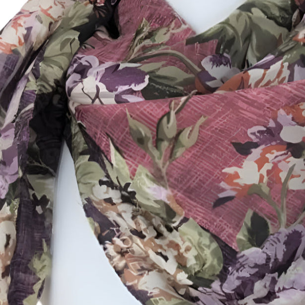 Adrienne Vittadini Silk Scarf - Square - 2698