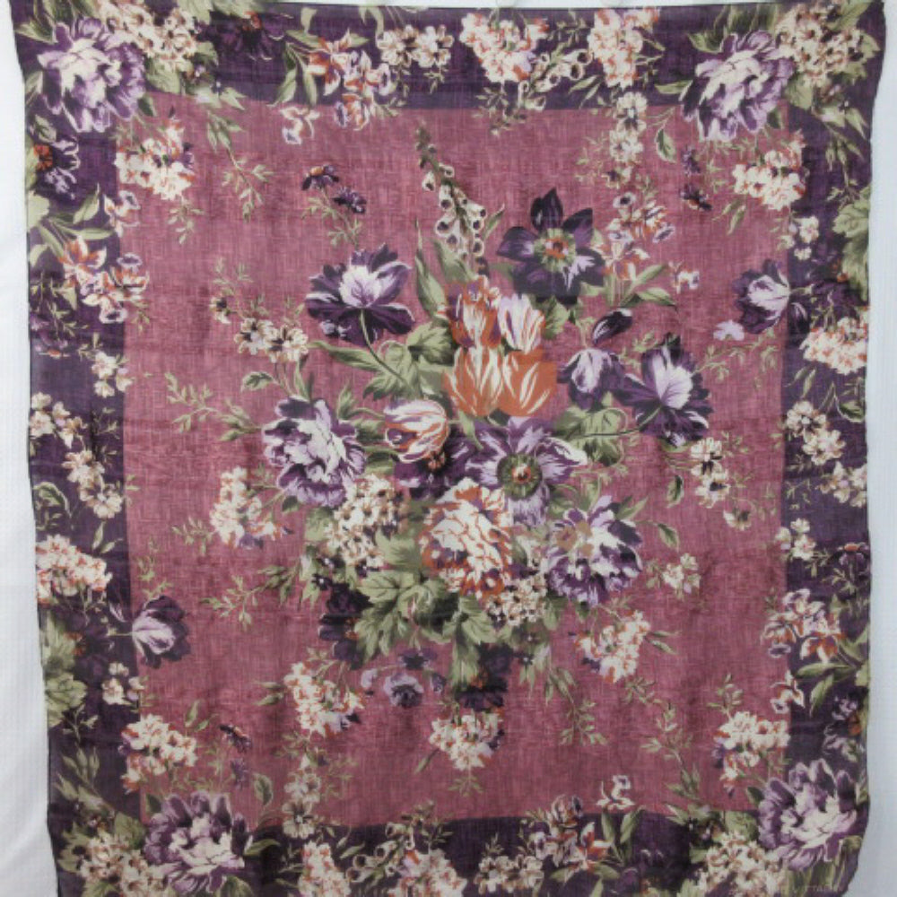 Adrienne Vittadini Silk Scarf - Square - 2698