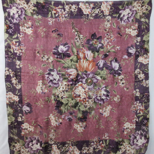 Adrienne Vittadini Silk Scarf - Square - 2698