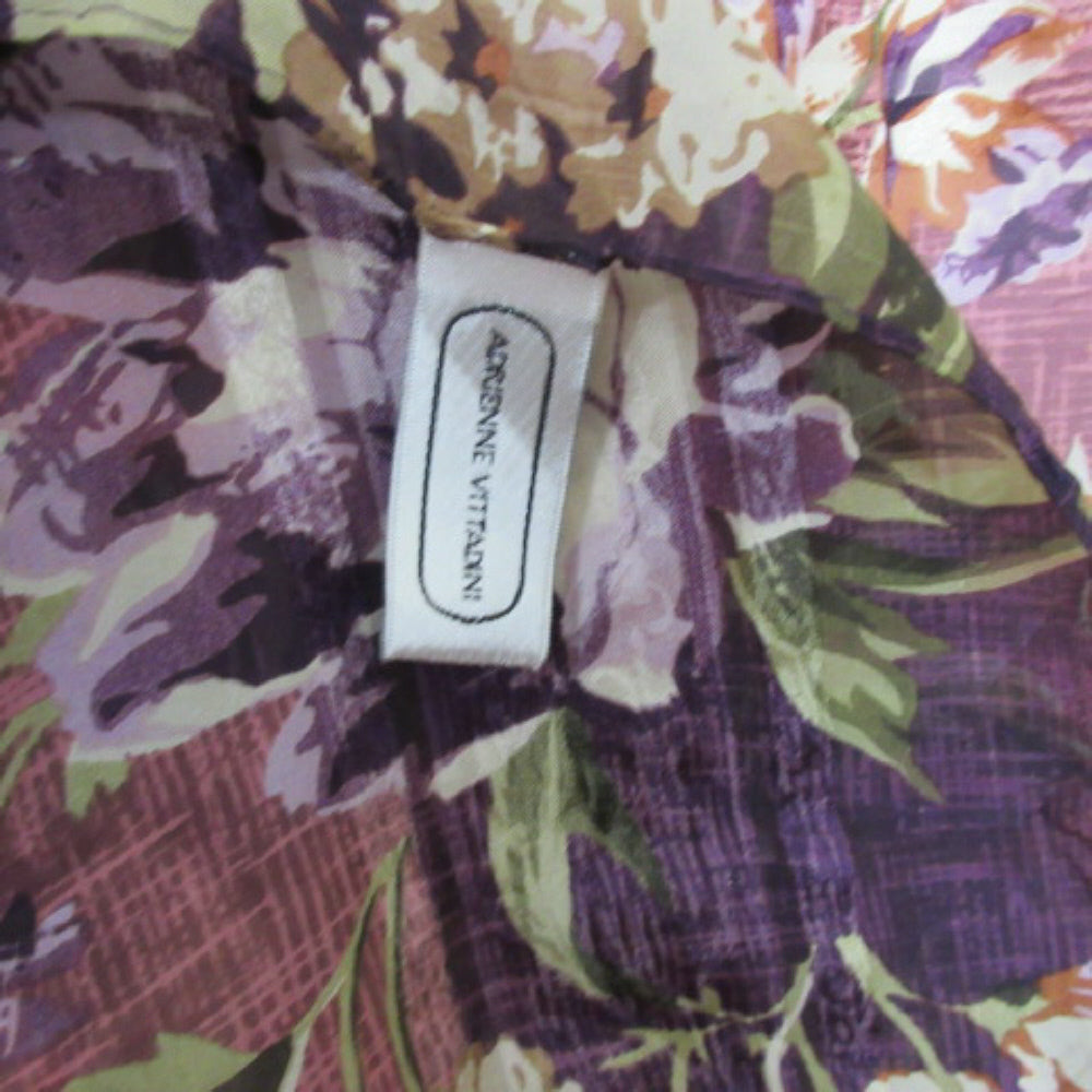 Adrienne Vittadini Silk Scarf - Square - 2698