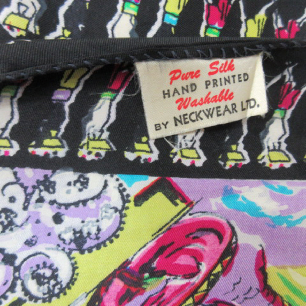 Art Asian Theme Silk Scarf - Square - 2707