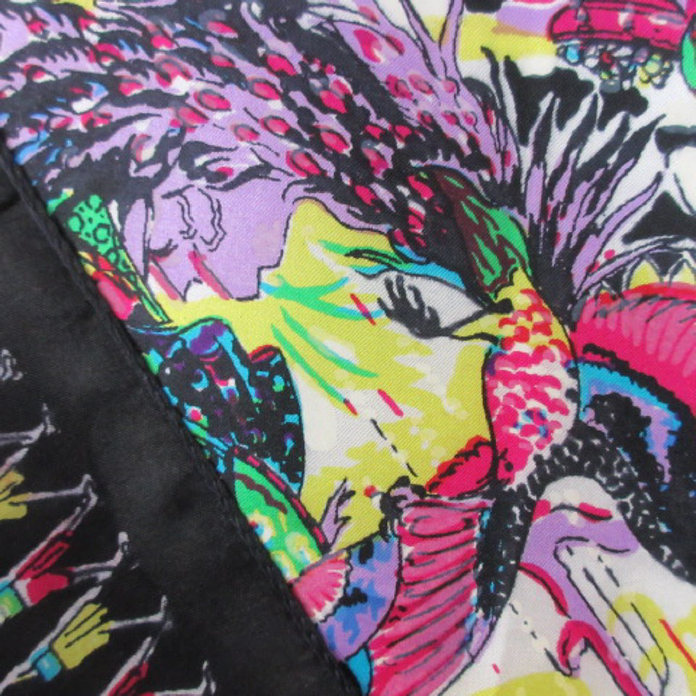 Art Asian Theme Silk Scarf - Square - 2707