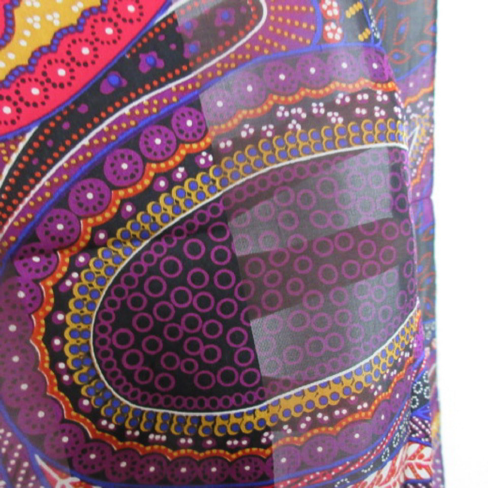 Jones New York Paisley Floral Silk Scarf - Long 2741