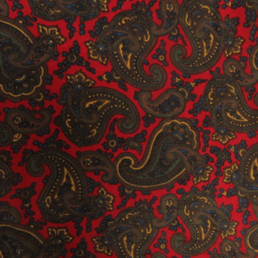 Echo Paisley Silk Scarf - Long 2783