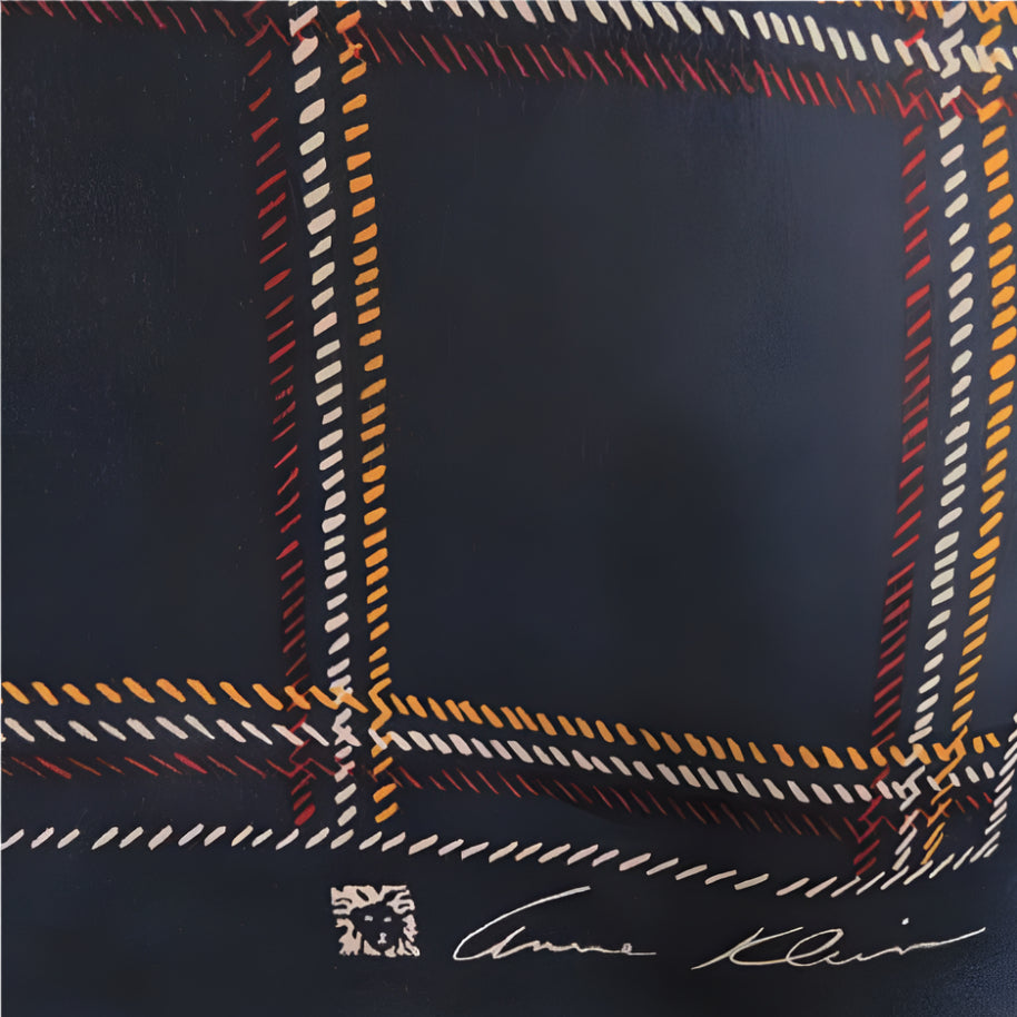 Anne Klein Geometric Silk Scarf - Long - 2796