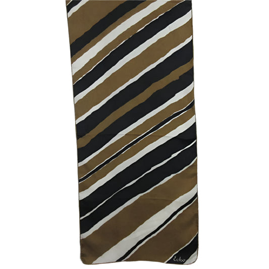 Echo Abstract Silk Scarf - Long 2802