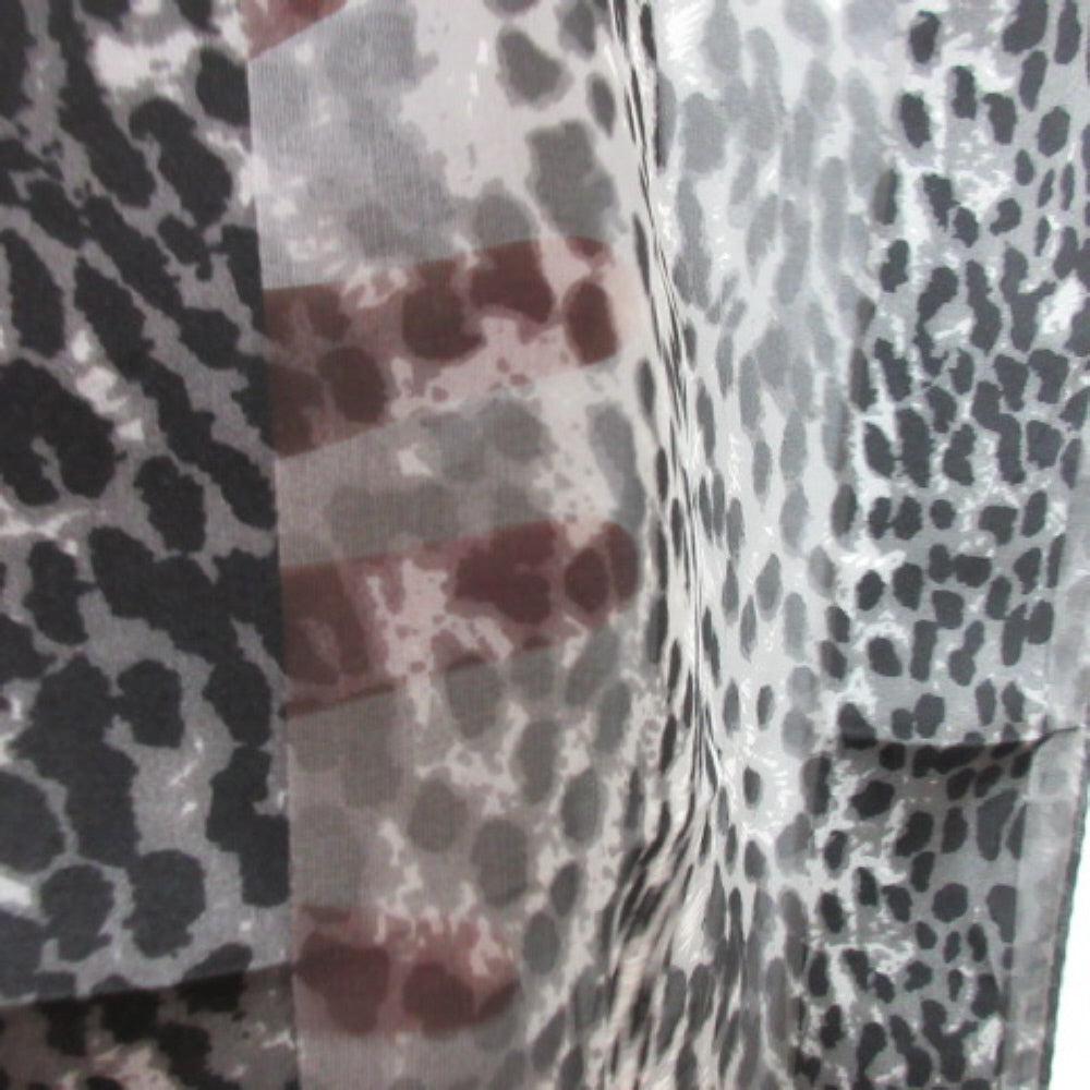 Jones New York Animal Print Silk Scarf - Long 2804