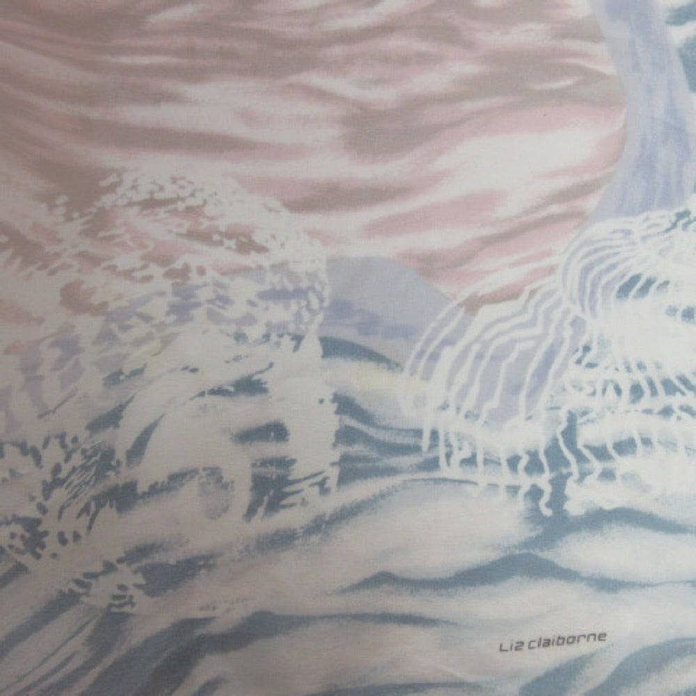 Liz Claiborne Art Shells Batik Silk Scarf - Square 2811