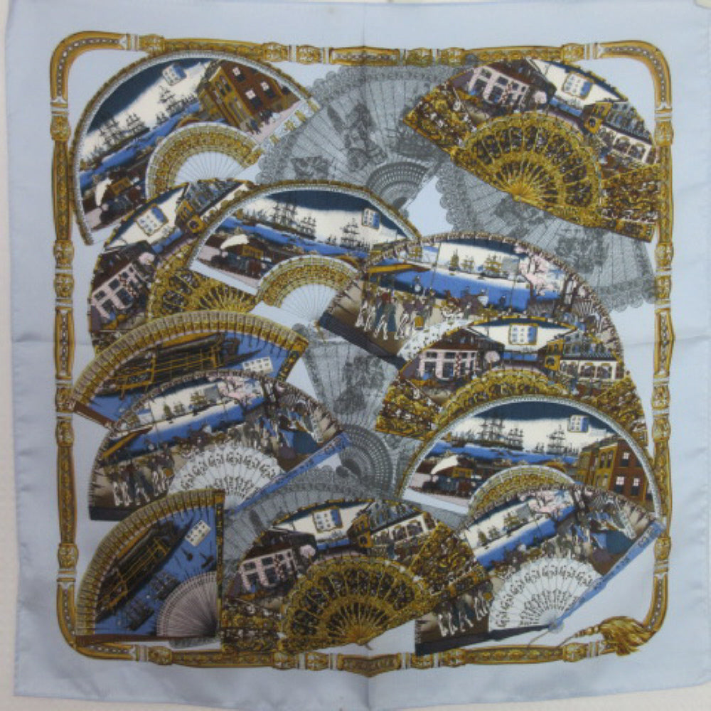 Marca Yokochama Nautical Ships Silk Scarf - Square 2847