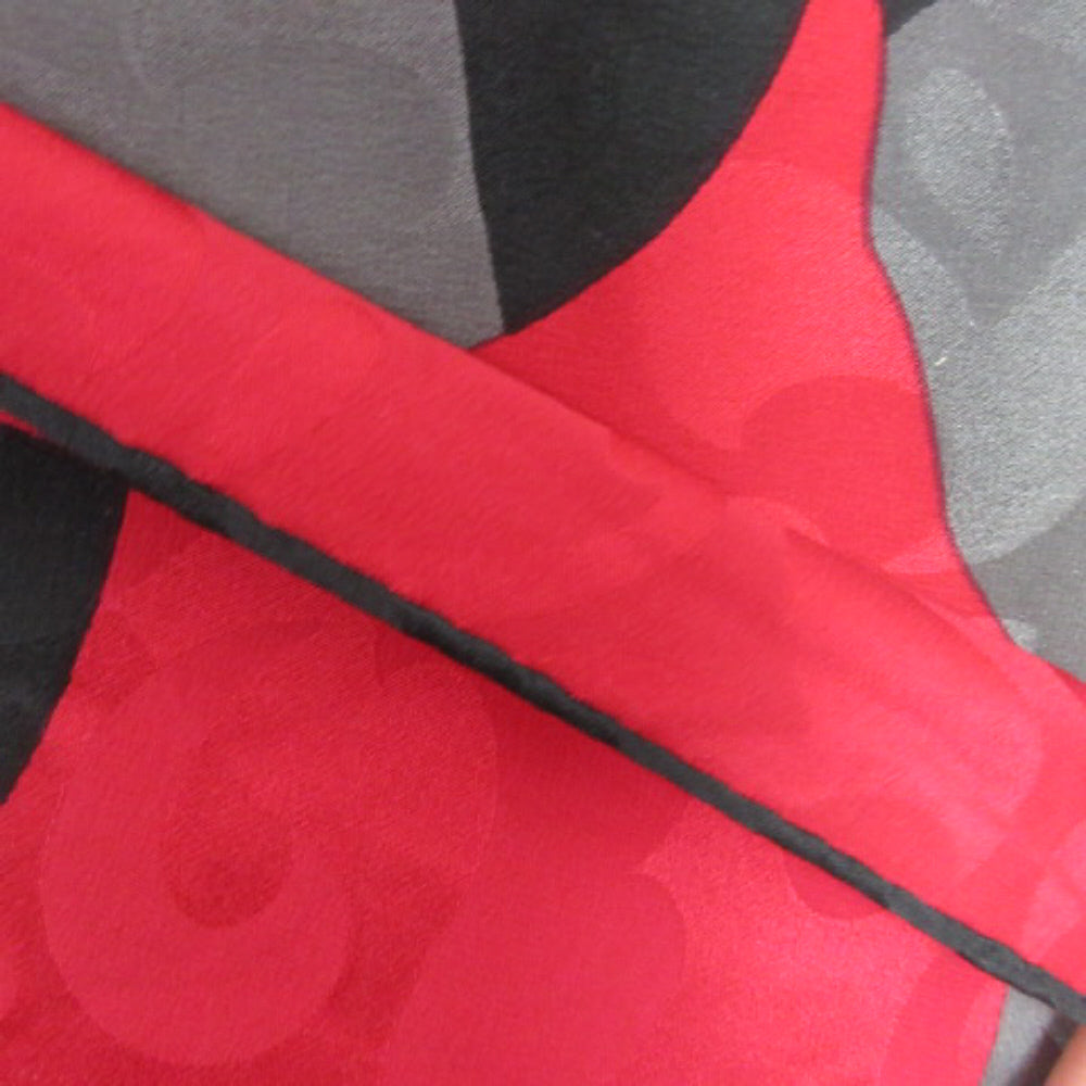 Maxim's de Paris Art Poinsettia Silk Scarf - Square - 2868