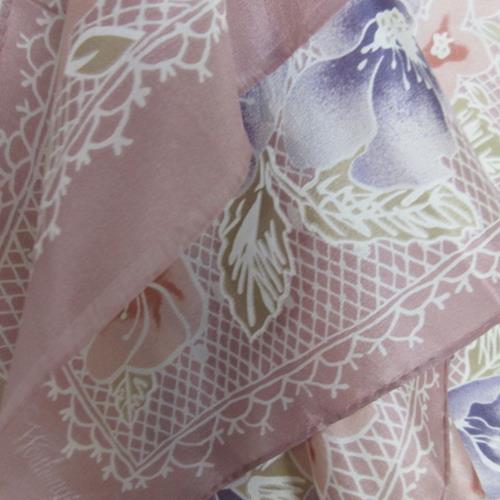 Worthington Floral Batik Art Silk Scarf - Long 2899