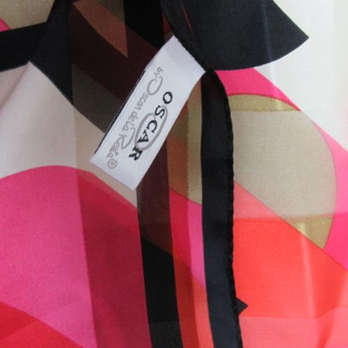 Oscar de la Renta Abstract Silk Scarf - 20" Square - 2924