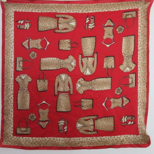 Leopard Clothing Accessories Animal Print Silk Scarf - 21" Square - 2928
