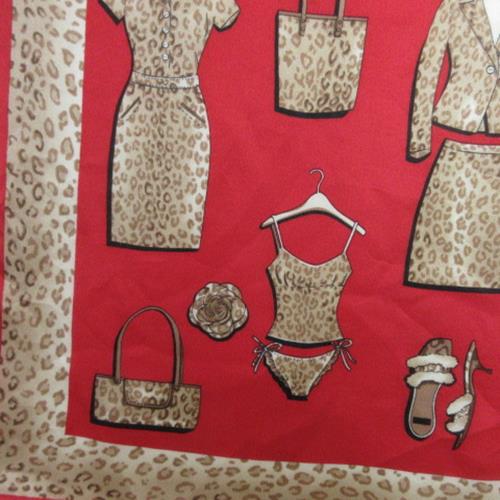 Leopard Clothing Accessories Animal Print Silk Scarf - 21" Square - 2928