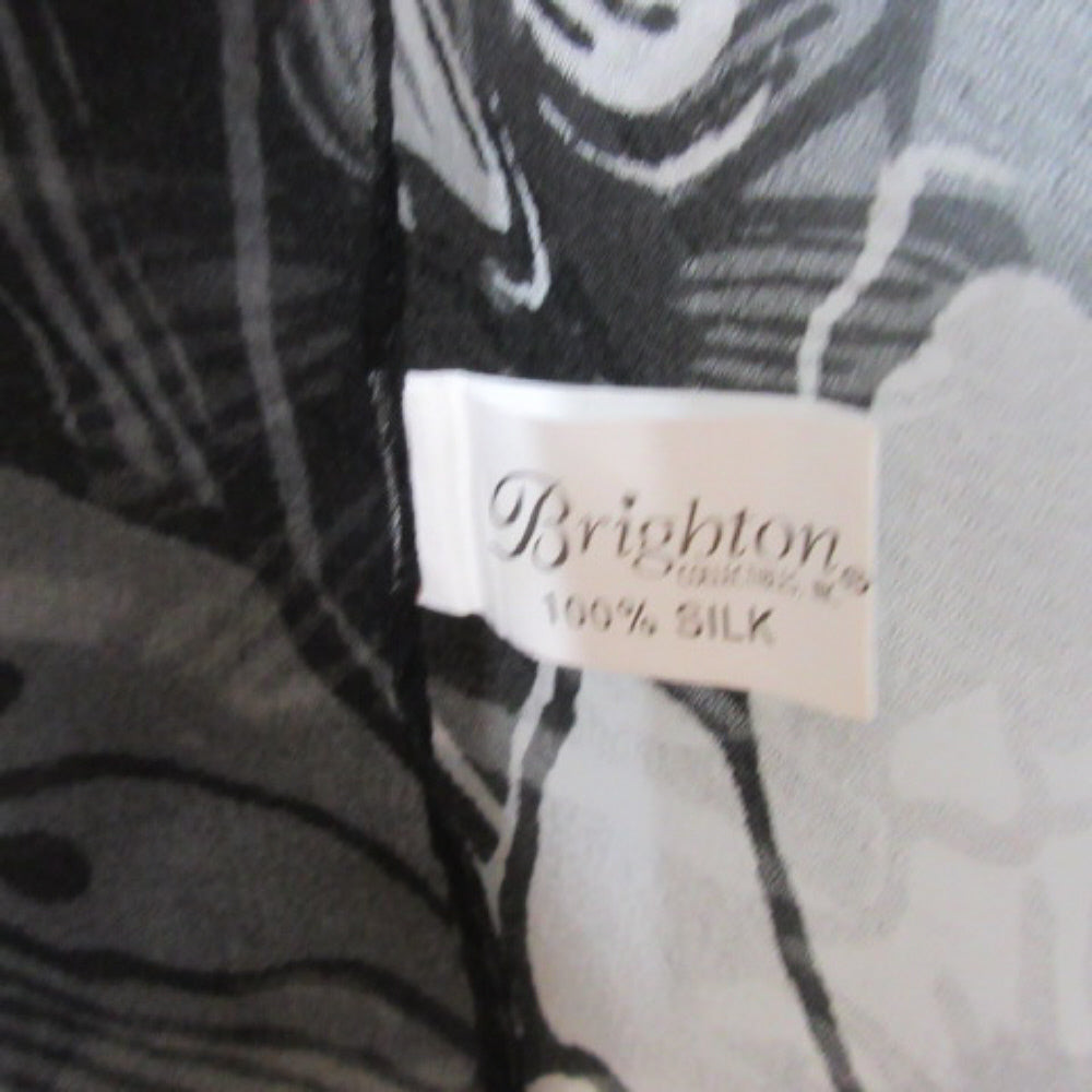 Brighton Floral Chiffon Silk Scarf - Long - 2953