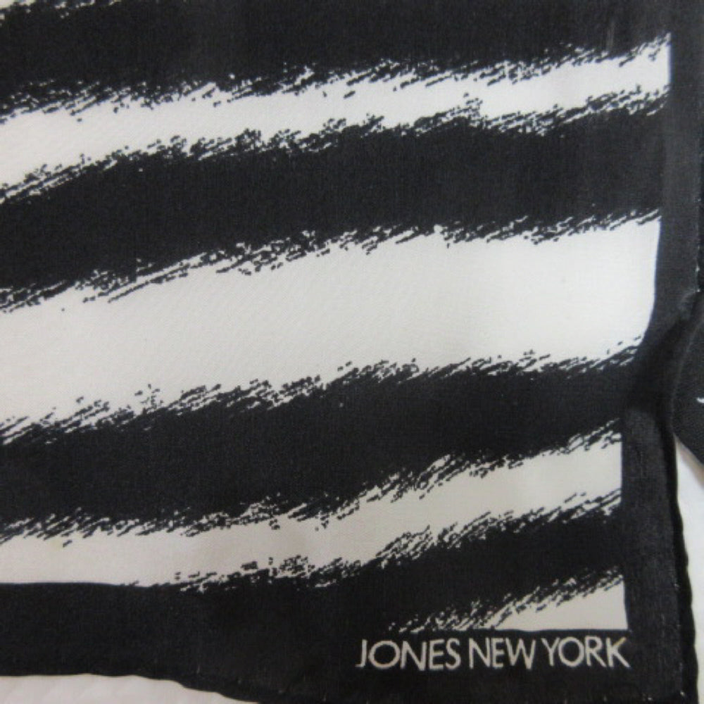 Jones New York Zebra Silk Scarf - Long 2954